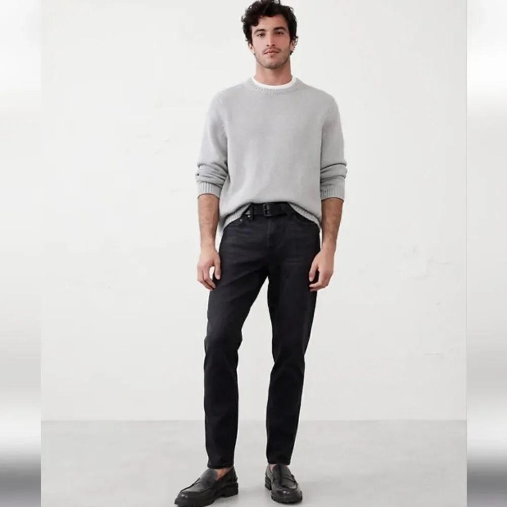 Banana Republic Charcoal Heat Athletic Fit Travel Jeans Sz 40x34 NWT